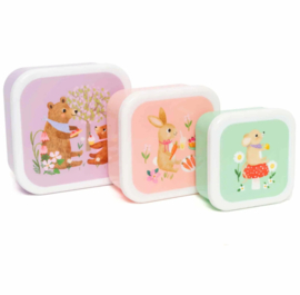 PETIT MONKEY | Snackdoosjes animals picnic - 3 st