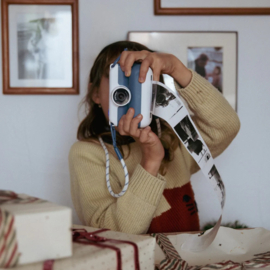 KIDYWOLF | Kindercamera met thermische printer - k-print - blauw