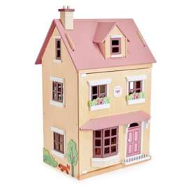 TENDER LEAF TOYS | Poppenhuis villa Foxtail met meubels