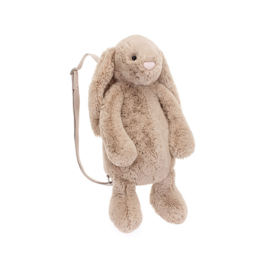 JELLYCAT | Rugzak Bashful konijn - 32 x 17 x 14 cm