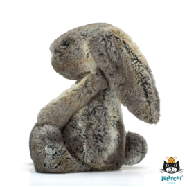 JELLYCAT | Knuffel Bashful Konijn gemêleerd -  Cottontail Bunny - 18 x 9 cm