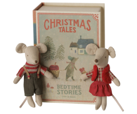 MAILEG | Kerstmuisjes kleine broer & zus in boek