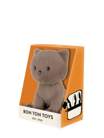 BON TON TOYS | Knuffelkat britse korthaar Freddy - 18 cm