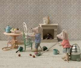 MAILEG | Poppenhuis vintage stoel mint - muis