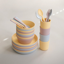 MUSHIE | Vork & Lepel Geel - Fork and Spoon Set Pale Daffodil