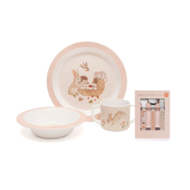 PETIT MONKEY | Melamine Bord Animal Craddle - pink