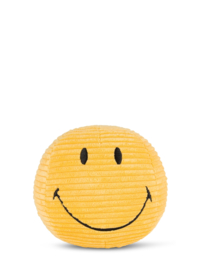 BON TON TOYS x Smiley | Knuffel Smiley corduroy geel - 13 cm