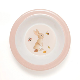 PETIT MONKEY | Kinderservies set melamine Animal Craddle - roze