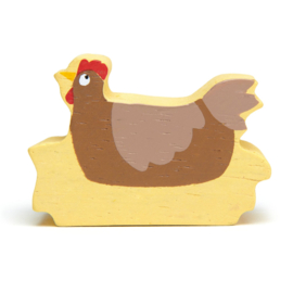 TENDER LEAF TOYS | Houten boerderijdier kip