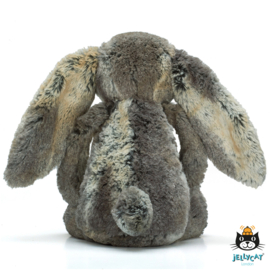 JELLYCAT | Knuffel Bashful Konijn gemêleerd -  Cottontail Bunny - 18 x 9 cm