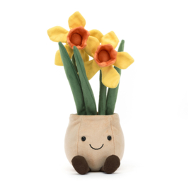 JELLYCAT | Amuseable Knuffel Narcis in pot - Daffodil - 29 cm