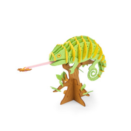 MOULIN ROTY | 3D Bouwpakket kameleon - Tout autour du monde