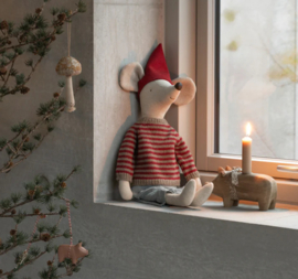 MAILEG | Knuffelmuis kerst maxi - 60 cm