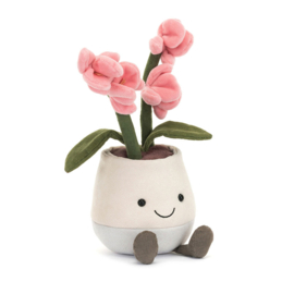 JELLYCAT | Amuseables knuffel orchidee in pot - 25 x 10 x 11 cm
