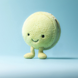 JELLYCAT | Amuseables knuffel macaron pistache - 12 x 10 x 5 cm