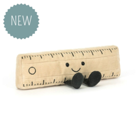 JELLYCAT | Amuseables knuffel liniaal - 8 x 20 x 4 cm