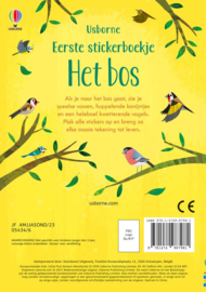 USBORNE | Mijn eerste stickerboek het bos