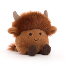 JELLYCAT | Amuseabean Hooglandse Koe - Highland Cow - 10 x 9 cm