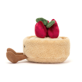 JELLYCAT | Amuseables knuffel aardbeientaartje