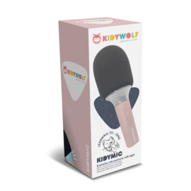 KIDYWOLF | Kidymic karaoke microfoon - roze