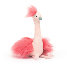 JELLYCAT | Knuffel struisvogel Fou Fou - 31 x 14 x 15 cm