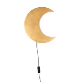 KIDSDEPOT | Wandlamp maan Barbo goud