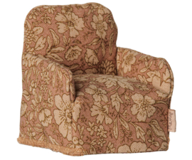 MAILEG | Poppenhuis stoel flower - muis