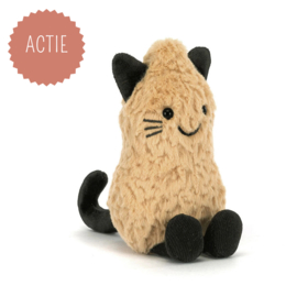 JELLYCAT | Amuseables knuffel pinda kat - 15 x 7 x 6 cm