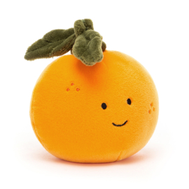 JELLYCAT | Knuffel sinaasappel - Fabulous Fruit Orange - 9 x 10 cm