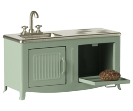 MAILEG | Poppenhuis keuken mint - muis