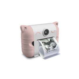 KIDYWOLF | Kindercamera met thermische printer - roze
