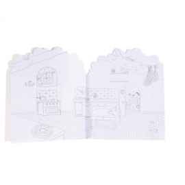 MOULIN ROTY | Kleur- en stickerboek - La grande famille