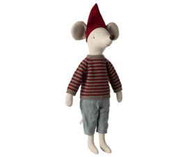 MAILEG | Knuffelmuis kerst maxi - 60 cm