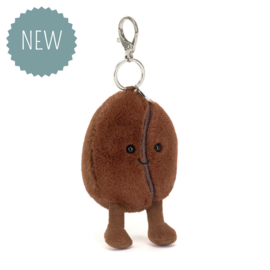 JELLYCAT | Sleutelhanger amuseables koffieboontje - 17 x 7 x 4 cm
