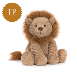 JELLYCAT | Knuffelleeuw Fuddlewuddle - 23 x 13 x 9 cm