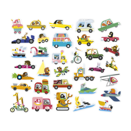 JANOD | Stickers voertuigen - 200 stuks