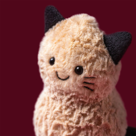 JELLYCAT | Amuseables knuffel pinda kat - 15 x 7 x 6 cm