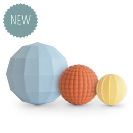 MUSHIE | Sensorische ballen - powder blue