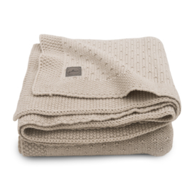 JOLLEIN | Ledikant deken Bliss knit 100x150 cm - Nougat