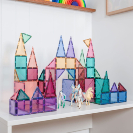 CONNETIX TILES | Magnetische tegels pastel - starters set - 64 stuks