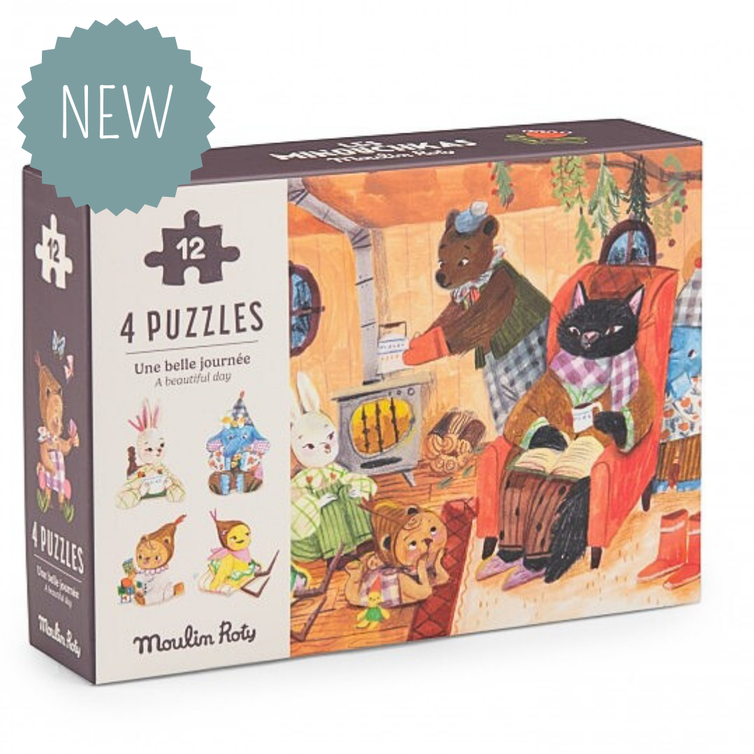 MOULIN ROTY | Puzzel une belle journée - Les Minouchkas - 4 x 12st
