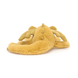 JELLYCAT | Knuffel Draak Goud - Dragon Golden - little - 8 x 30 cm