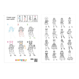 KIDYWOLF | Tweezijdige tekentablet kidydraw pro - roze