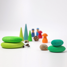 GRIMM'S | Stapelset stenen - groen