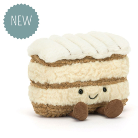 JELLYCAT | Amuseables knuffel mille-feuille Milie -11 x 12 x 6 cm