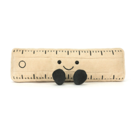 JELLYCAT | Amuseables knuffel liniaal - 8 x 20 x 4 cm