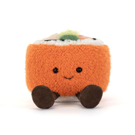 JELLYCAT | Amuseables knuffel sushi codhi californian roll  -9 x 9 x 8 cm