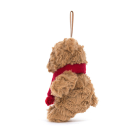 JELLYCAT | Kersthanger Bartholomew Beer - 12 x 6 x 5 cm
