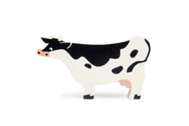TENDER LEAF TOYS | Houten boerderijdier koe