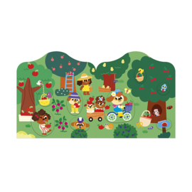 JANOD | Stickerboek met herbruikbare stickers - de tuin